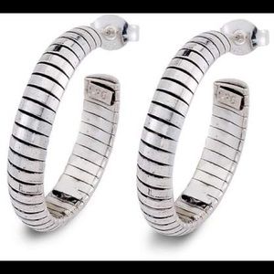 Samuel B. Sterling Silver Hoop Earrings